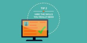 Recruit the right team - Slide with text - hire the skills you need